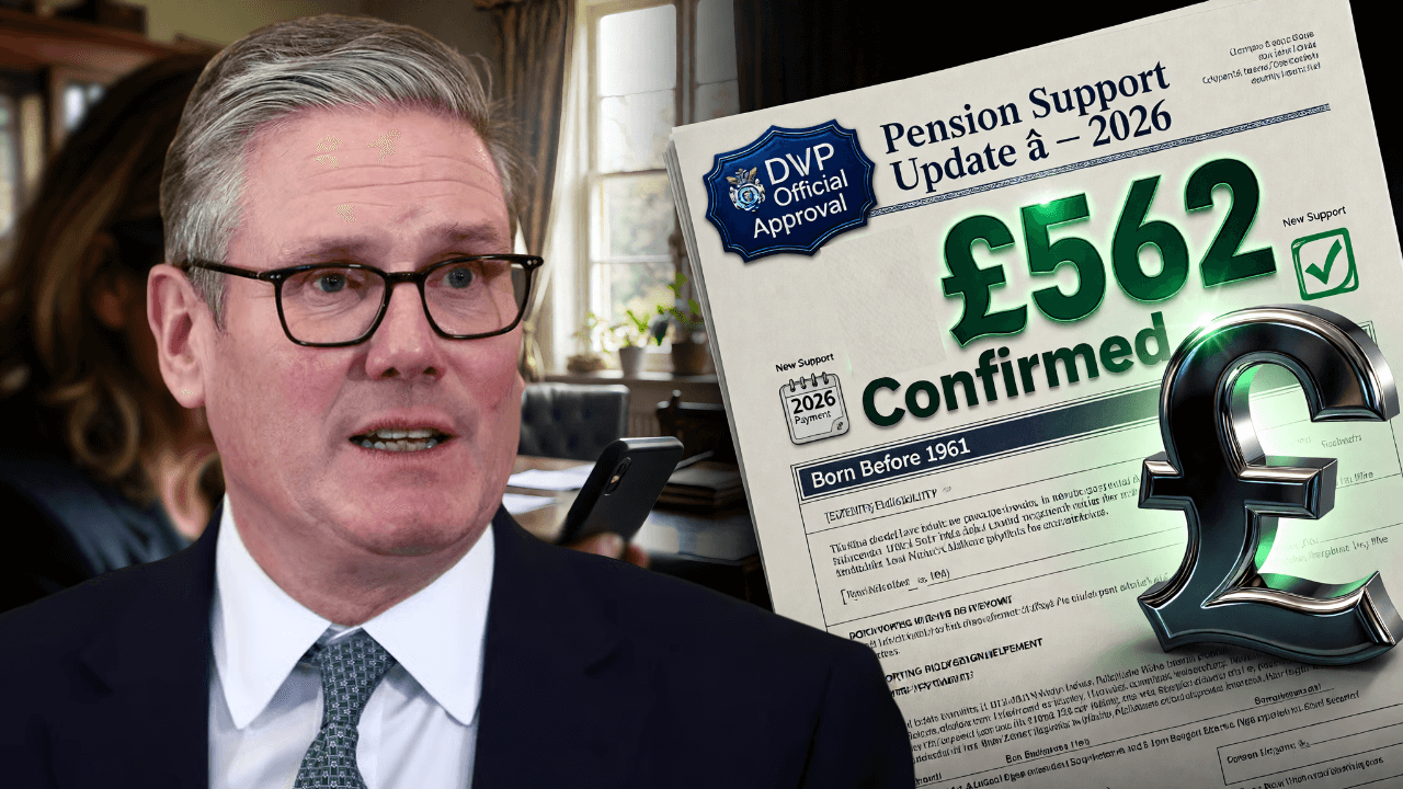 £562 DWP Payment Approved – Pensioners Born Before 1961 to Receive New Support