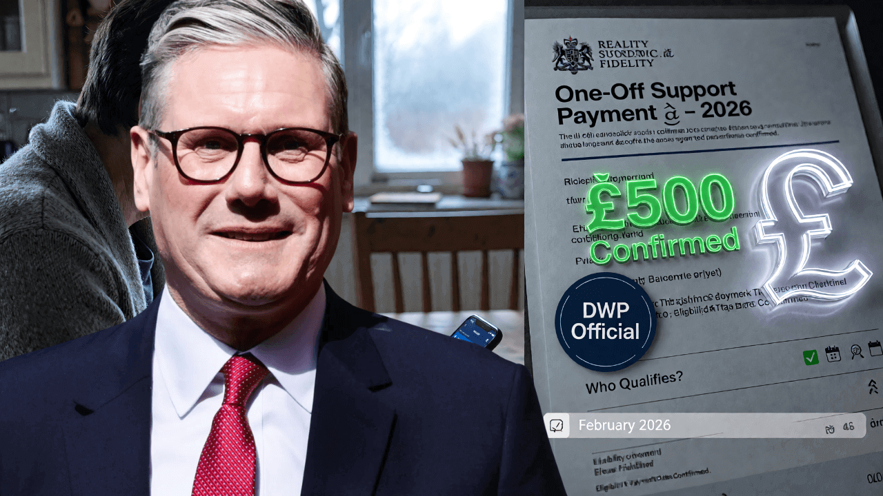DWP £500 One‑Off Support Confirmed for February 2026 – Eligibility & Payment Dates